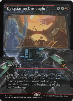 Devastating Onslaught (0361) (Showcase) - FOIL - M Edge of Eternities 361 - MTG - Image 1