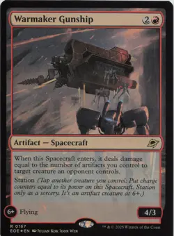 Warmaker Gunship - FOIL - R Edge of Eternities 167 - MTG - Image 1
