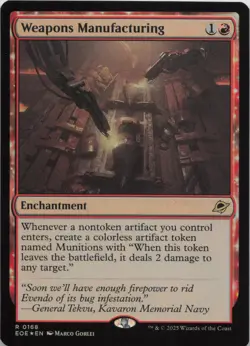 Weapons Manufacturing - FOIL - R Edge of Eternities 168 - MTG - Image 1