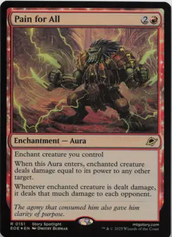 Pain for All - FOIL - R Edge of Eternities 151 - MTG - Image 1