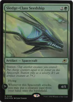 Sledge-Class Seedship - FOIL - R Edge of Eternities 208 - MTG - Image 1