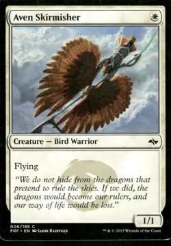 Aven Skirmisher 006/185 Fate Reforged MTG Magic the Gathering card - Image 1