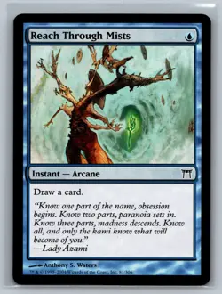 Magic MTG Champions of Kamigawa 4x Reach Through Mists #81/306 TCG CCG Playset - Image 1