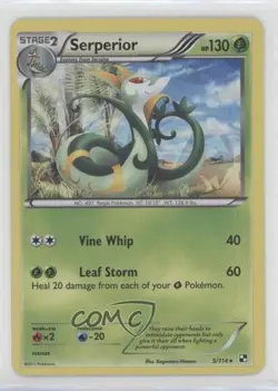 Serperior (Cracked Ice Theme Deck Exclusive) Holo Pokemon Black & White Base Set - Image 1