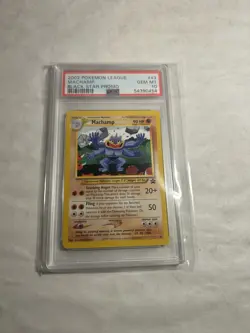 PSA 10 Machamp Black Star Promo #43 Pokemon TCG 2002 - Image 1