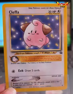 Pokemon 31 Cleffa Wizards Black Star Promos NM - Image 1
