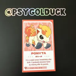 Peru Baby Set Pokemon Card Ponyta - Image 1