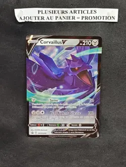Carte Pokemon Corvaillus V SWSH200 Promo Epee Et Bouclier FR - Image 1