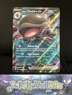 Pokemon Card Paldean Clodsire EX 094/159 Journey Together Double Rare Near Mint - Image 1