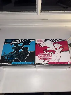 Pokemon Black Bolt and White Flare Elite Trainer Boxes Bundle (Both) - Image 1