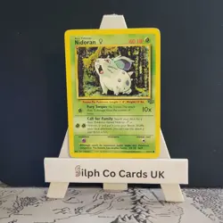 Nidoran 57/64 Jungle Set Pokemon Card WOTC - Image 1