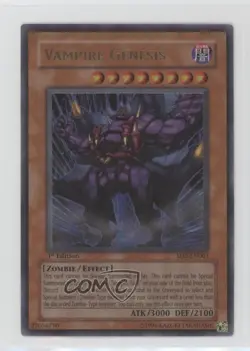 Vampire Genesis 1st Ed. YuGiOh Zombie Madness Structure Deck #SD2-EN001 READ - Image 1