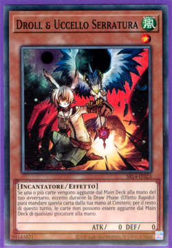 DROLL & UCCELLO SERRATURA (Droll & Lock Bird) Comune • SR14 IT023 • unl • Yugioh - Image 1