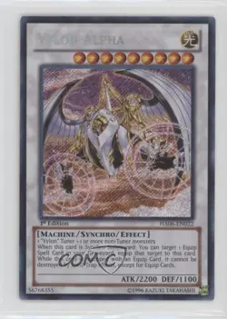 Vylon Alpha 1st Ed. YuGiOh Hidden Arsenal 6: Omega Xyz #HA06-EN022 - Image 1