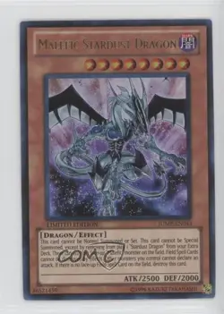 Malefic Stardust Dragon YuGiOh Shonen Jump Magazine Promo #JUMP-EN043 2002 - Image 1