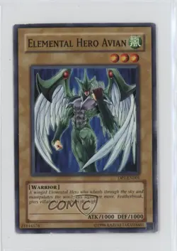 Elemental HERO Avian Unlimited YuGiOh Duelist Pack: Jaden Yuki #DP1-EN001 2006 - Image 1