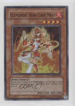 Elemental HERO Lady Heat YuGiOh Premium Pack 2 #PP02-EN008 2008 - Image 1