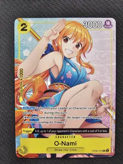 One Piece Card Game - O-Nami (OP06-101) Welcome Pack Promo English - Image 1