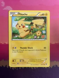 Pokemon Card Pikachu Furious Fists Common 27/111 Near Mint - Image 1