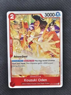 One Piece Card Game - Kouzuki Oden (OP12-004) Release Event Promo English - Image 1