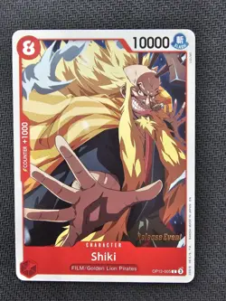 One Piece Card Game - Shiki (OP12-005) Release Event Promo English - Image 1