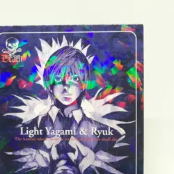 P02 Light Yagami Ryuk Death Note trading card Konami Tsgumi Ohba Takeshi obata - Image 3
