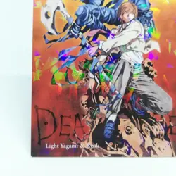 P01 Light Yagami Ryuk Death Note trading card Konami Tsgumi Ohba Takeshi obata - Image 4