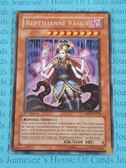 ABPF-EN018 Reptilianne Vaskii Rare Yu-Gi-Oh Card 1st Edition New - Image 1