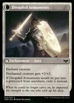 Drogskol Infantry / Drogskol Armaments 010/277 MTG Magic the Gathering card - Image 2