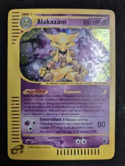 Pokemon Card EXPEDITION Alakazam 1/165 ENG - Holo - Excellent/near Mint - Image 1