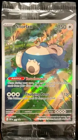 🔥 Sealed Snorlax 051 Sv Scarlet & Violet Promo Card Holo. Flawless &Unopened🔥 - Image 1
