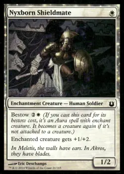 Nyxborn Shieldmate Born of the Gods MTG Magic the Gathering card - Image 1