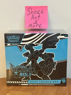 Pokemon TCG Black Bolt Elite Trainer Box ETB “Factory Sealed” IN HAND - Image 1