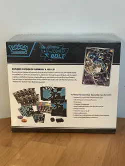 Pokemon TCG Black Bolt Elite Trainer Box ETB “Factory Sealed” IN HAND - Image 2