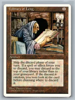 Magic The Gathering 4th Edition Library of Leng MTG TCG CCG Fourth 4ED - Image 1