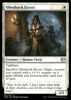 Ollenbock Escort 027/277 Innistrad Crimson Vow MTG Magic the Gathering card - Image 1