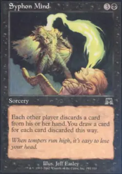 Syphon Mind - Light Play MTG Onslaught - Image 1