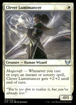 Clever Lumimancer 010/275 Strixhaven MTG Magic the Gathering card - Image 1