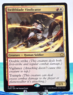 MTG Foundations x1 Swiftblade Vindicator M/NM, English - Image 1
