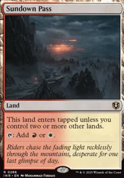 Sundown Pass Innistrad Remastered Foil MTG Magic Card NM Condition - Image 1
