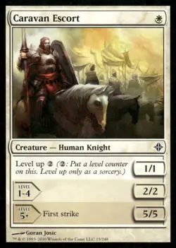 Caravan Escort Rise of Eldrazi MTG Magic the Gathering card - Image 1