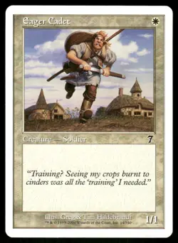 Eager Cadet 7th Edition MTG Magic the Gathering card - Image 1