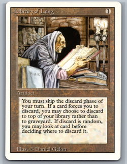 Magic The Gathering Revised Edition Library of Leng MTG TCG CCG 3rd - Image 1