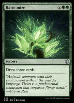 Harmonize 068 Commander MTG Magic the Gathering card - Image 1