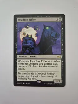 MTG ~ Headless Rider ~ Innistrad: Crimson Vow ~ Near Mint ~ Rare ~ Zombie - Image 1