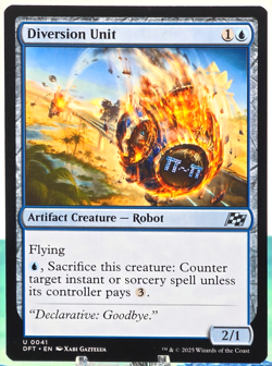 Magic the Gathering - Diversion Unit [Aetherdrift] - MTG - Image 1