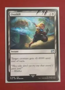 Overkill FIN 109 Uncommon MTG - Image 1