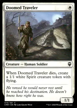 Doomed Traveler 019/361 Commander Legends MTG Magic the Gathering card - Image 1