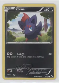 Zorua Pokemon Black & White Base Set #70 - Image 1
