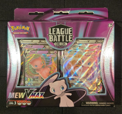 2022 Pokemon TCG Mew VMAX League Battle Deck Box with Mew V + VMAX Cards SEALED - Image 1